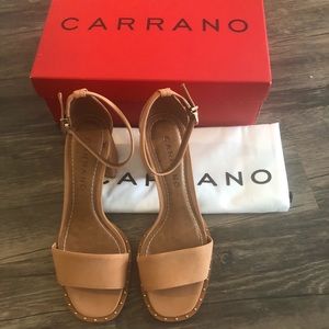 NWT Carrano studded sandals - Mildred Nubuck